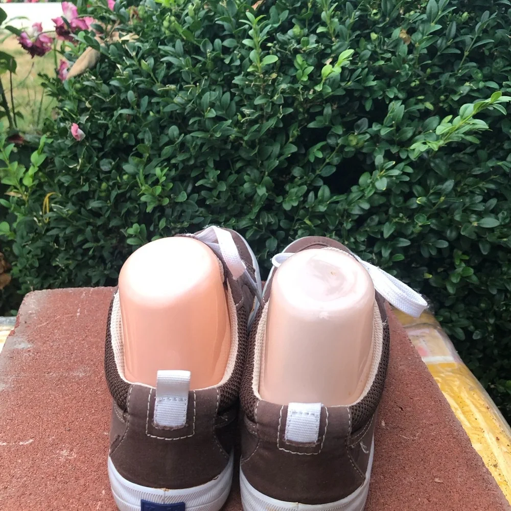 Keds Arch Support Women’s Brown Lace-Up Canvas Sneakers Size 7.5